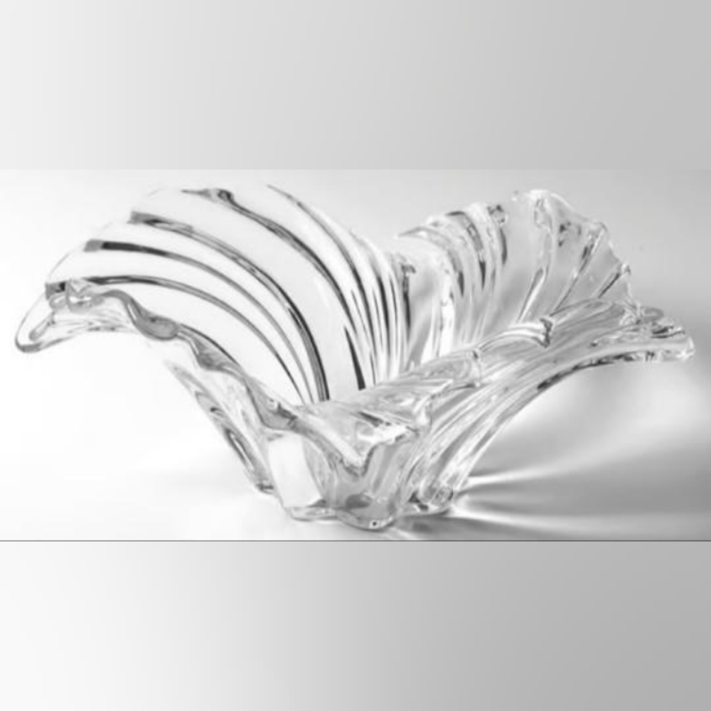 MIKASA BELLE FLORAL CRYSTAL 14" Centerpiece